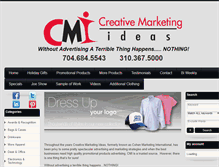 Tablet Screenshot of creativemkg.com